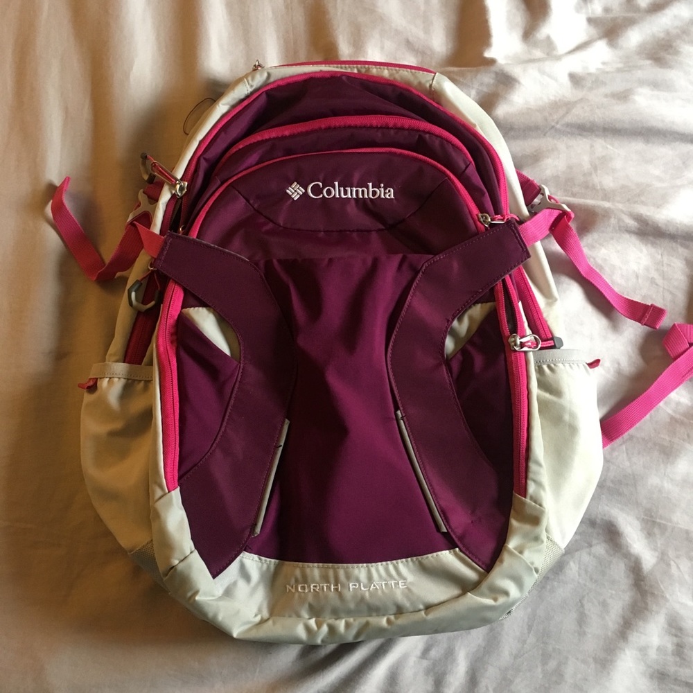 Pink n Purple Columbia Backpack